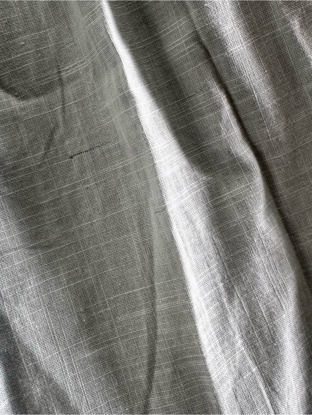 Anthropologie Light blue Ruffled Tiered Linen Dress - Picture 5 of 5